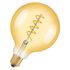 Ampoule LED globe 1906 filament spirale ambrée E27 5 W = 250 lumens blanc chaud OSRAM