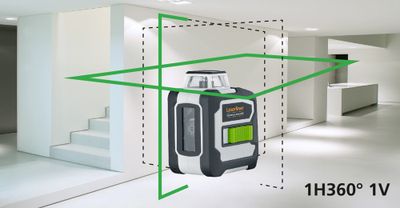 Laser à lignes croisées, trépied, console aimantée - LASERLINER