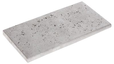 Margelle droite Jouques Ardèche ton gris 40 x 30 x 3,5 cm - FABEMI