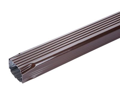 TUYAU DESCENTE 60X80 ALU MARRON 2ML