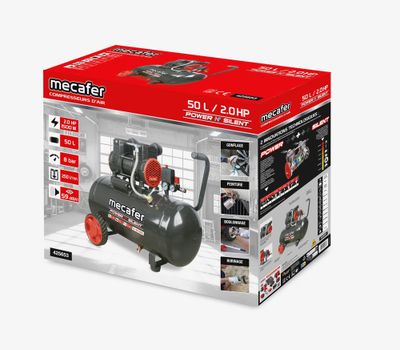 Compresseur à air silencieux 50 L Power'N Silent - MECAFER
