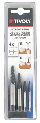 Extracteurs de goujon et vis cassés par 4 TIVOLY