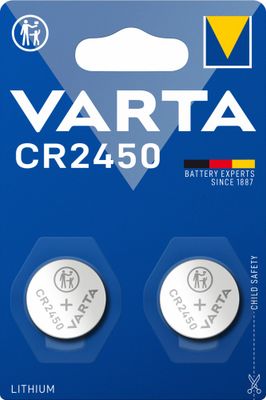 Piles lithium CR2450 par 2 - VARTA