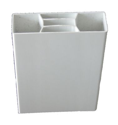 Lisse plate pour clôture - PVC - Blanc - 30 x 100 mm - L 2,40 m - MOREY