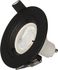 Spots LED encastrables GU10 lumière blanc chaud Noir par 3 - Saphyr ARLUX