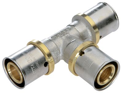 Té égal à sertir pour tube multicouche diamètre 20 mm