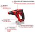 Marteau perforateur burineur sans fil frappe 18 V sans batterie TE-HD 18/12 Li-Solo EINHELL