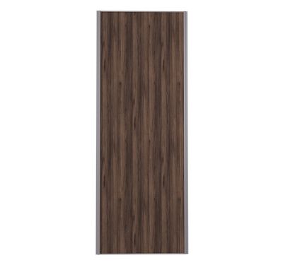 Porte de placard Noyer Fumé Profil gris H 248,5 x L 62,2 cm YNGENIO
