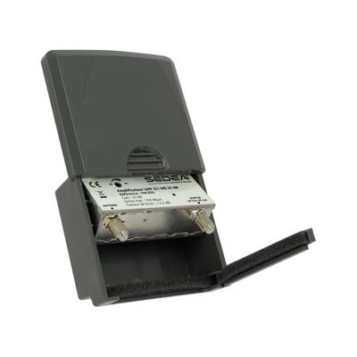 Amplificateur antenne TV 35dB + alimentation 2 sorties et filtre 5G - SEDEA