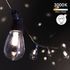 Guirlande lumineuse extérieur solaire LED remplaçable 8,4m Venusia noir IP44  10X3,8 W blanc chaud - TIBELEC