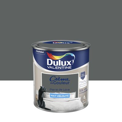 Peinture Crème de Couleur Pierre de Lave mat 0,5 L - DULUX VALENTINE