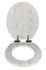 Abattant de WC MDF Gris chêne WENKO