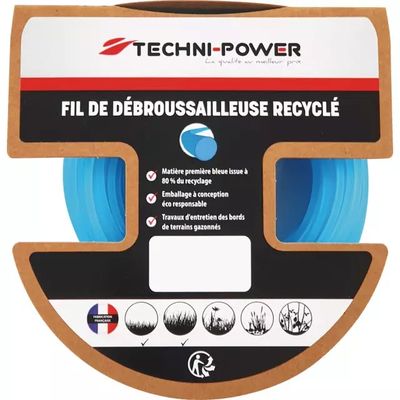 Fil rond recyclé 1.6 mm 15 m TECHNI-POWER