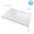 Receveur de douche 80x120 cm acrylique blanc Pure 2 - AURLANE