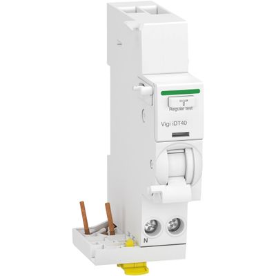 Module différentiel Vigi 1 pôle + neutre 25A 30mA type A SI Acti9 - SCHNEIDER ELECTRIC