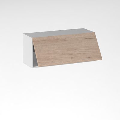 Façade transversale effet bois pour meuble haut de cuisine Nature syncron naturel 35 x 80 cm OFITRES