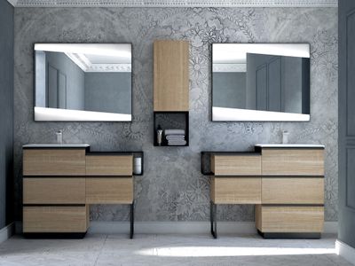 Miroir LED Qubo 100cm BADEN HAUS