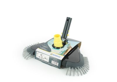 Balai nettoyeur piscine triangulaire avec brosse ZODIAC