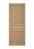 Porte coulissante 3 panneaux placage chêne largeur 83 cm SMIS