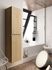 Colonne de salle de bains Inglet 150 x 35 x 30 bois mélaminé coloris bambou - EGORE