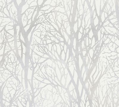 Papier peint expansé sur intissé forest écru nacré 53 cm x 10 m AS CREATION