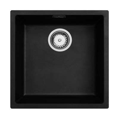 Evier de cuisine composite noir 45x45 cm 1 bac - NORD INOX