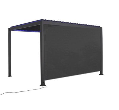 Store latéral 4 mètres pour les pergolas bioclimatiques 1613282 et 1743074