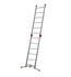 Echafaudage roulant pliable multifonction CombiLot 5 - 2,40 / 4,40 m aluminium - HAILO