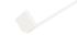 Profil coin intérieur PVC blanc 1147 pour planche de rive - longueur 300 mm - DECEUNINCK