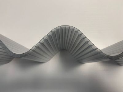 Plaque de polycarbonate alvéolaire Thermonda L.2 x l.0,98 m PLASTIBAT