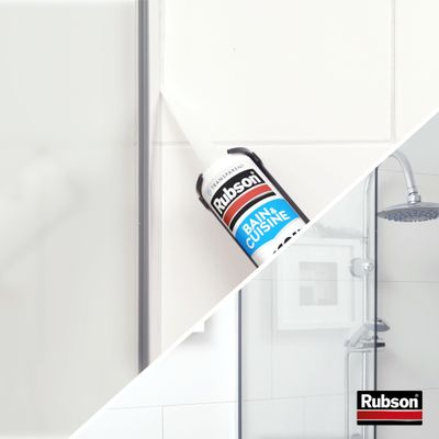 Mastic Silicone Bain & Cuisine Pure Transparent 280 ml RUBSON