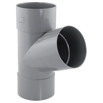 Culotte PVC évacuation 67° femelle/femelle Ø100 - FITT