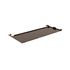 Cache unité extérieure métal brun sépia BROUSSE 94,8 × 48,6 cm hauteur 2,9 cm - OUTSTEEL