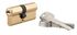 Cylindre de serrure double entrée 30 x 40 mm Trafic 6 haute sécurité laiton 5 clés THIRARD