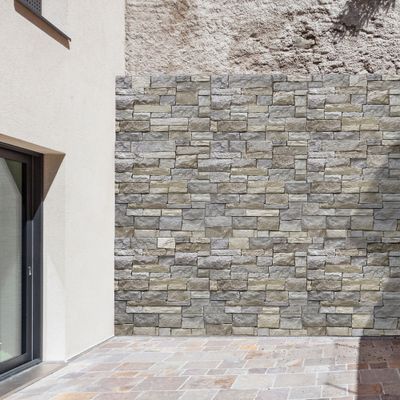 Parement mural intérieur/extérieur gris beige CANYON BROWNS 18 x 49 cm paquet de 0.58 m² MODULO