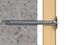 Vis pour fixation de cadre de fenêtre FFSZ 7,5 x 92 mm tête cylindrique par 100 FISCHER