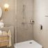 Ensemble douche 2 jets 100 mm avec mitigeur Vernis Blend chromé - HANSGROHE