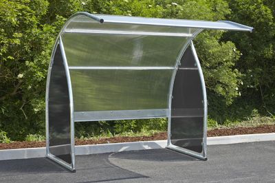 Abri initial 6 vélos motos scooters noir MOTTEZ