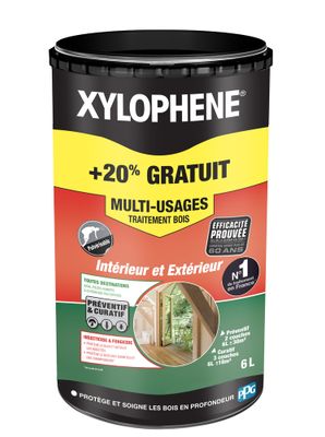 Traitement du bois multi-usages 6L XYLOPHENE