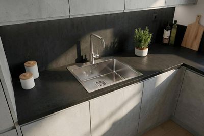 Evier de cuisine inox gris 54x44 cm 1 bac Lume - NORD INOX