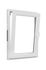 Fenêtre PVC blanc 1 vantail oscillo-battant tirant gauche H.95 x l. 60 cm CLOSY