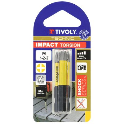 Embouts par 3 PH 1-2-3 - TIVOLY