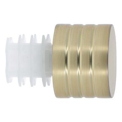 Embout déco bouchon en métal diam 20 mm Finition Doré par 2 - MOBOIS