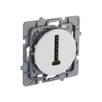Prise téléphone blanc Casual Evo - DEBFLEX