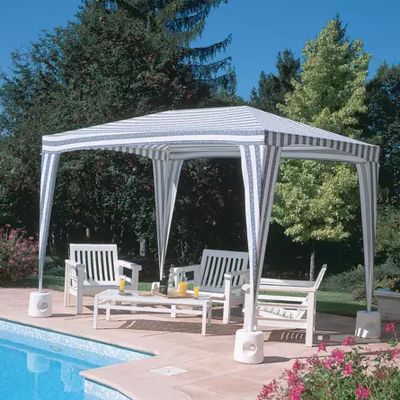 Pied de tonnelle plastique diamètre 20 à 32mm