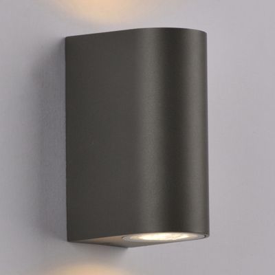 Applique extérieur 2 lumières GU10  William anthracite IP44 2x35W - COREP