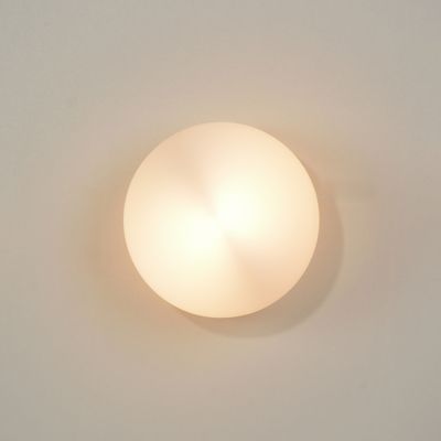 Applique murale G9 3W globe Laiton et opale - Iria COREP