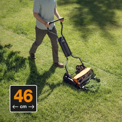 Tondeuse à gazon manuelle Staysharp Max 45 cm de largeur de coupe