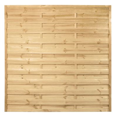 Panneau cadre droit pin brut traité autoclave - 30 x 1800 x 1800 mm - DEBARGE