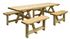 Table de pique nique Family en bois 240x155x78 cm OLG